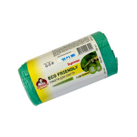 Пакети для сміття  35 л. х  50 шт.  з ручками "Помічниця" ТМ  ECO FRIENDLY  3929