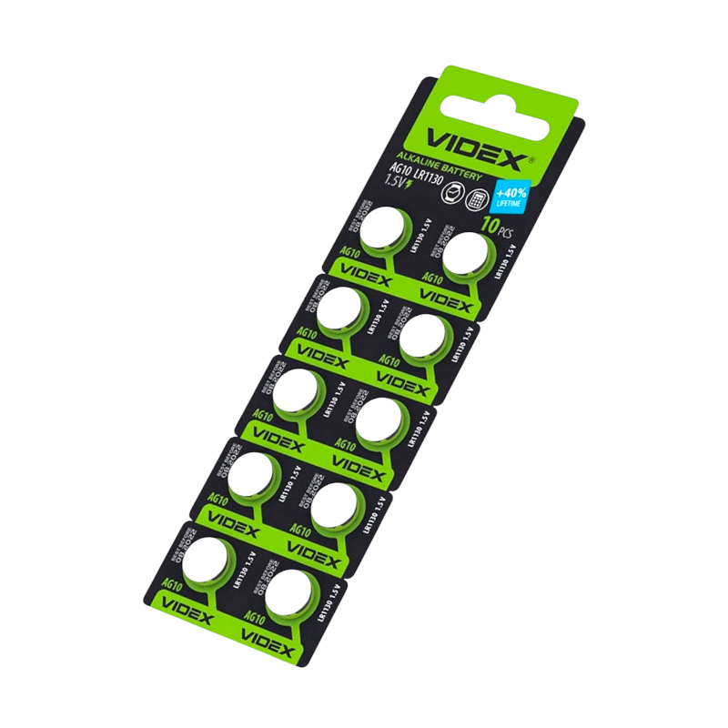 Батарейка Videx АG 10 (продаем планшет 10 шт.)