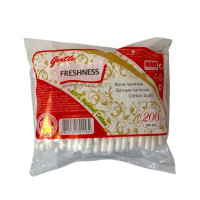 Палочки ватні Freshness  200 шт.  (ПАКЕТ-ZIP)    1164
