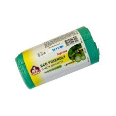 Пакети для сміття  35 л. х  50 шт.  з ручками "Помічниця" ТМ  ECO FRIENDLY  3929