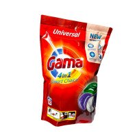 Капсулы 4 в 1 для  стирки Универсал 60 шт. GAMA