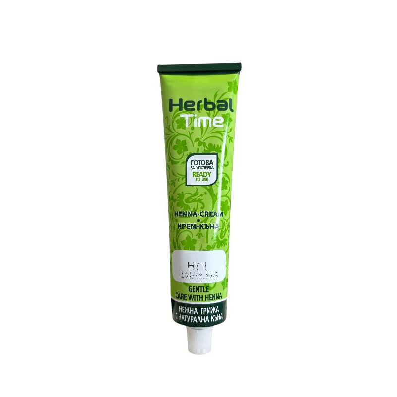 Крем - хна  Herbal Time  Срібно-русий №1