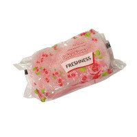 Губка банна  ТМ Freshness № 2 рожева