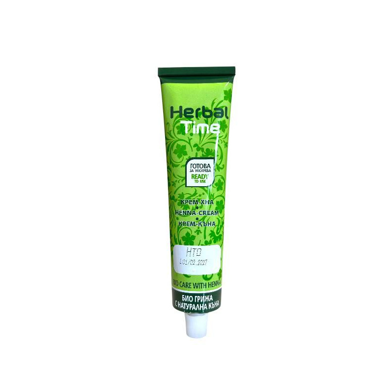 Крем – хна Herbal Time Бесцветная с глиной №0