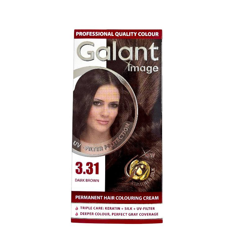 Фарба для волосся 3.31  Темно-коричневий GALANT Image