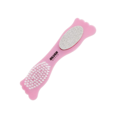 Пемза-щетка, наждак для пяток 3 в 1 STK-64 Silver Style 0647