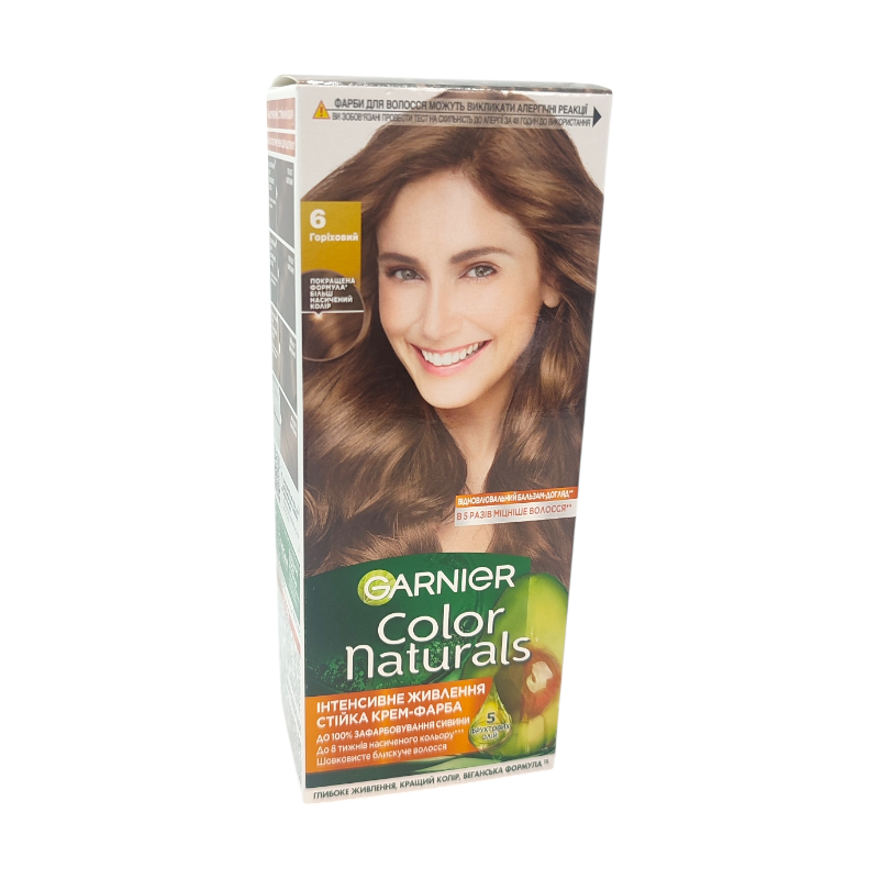Краска для волос GARNIER Color Naturals 6 Лесной орех