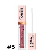 Блиск для збільшення губ охолоджуючий  EVELINE VARIETE COOLING KISSES №05 8054