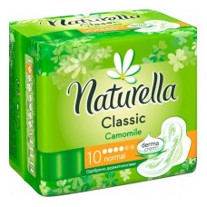 Гигиенические прокладки ароматизированные NATURELLA Ultra Camomile Normal Single 10 шт. 5037