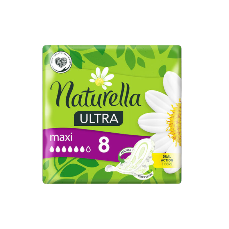 Гігієнiчi прокладки ароматизовані NATURELLA Ultra Camomile Maxi Single 8 шт. 5099