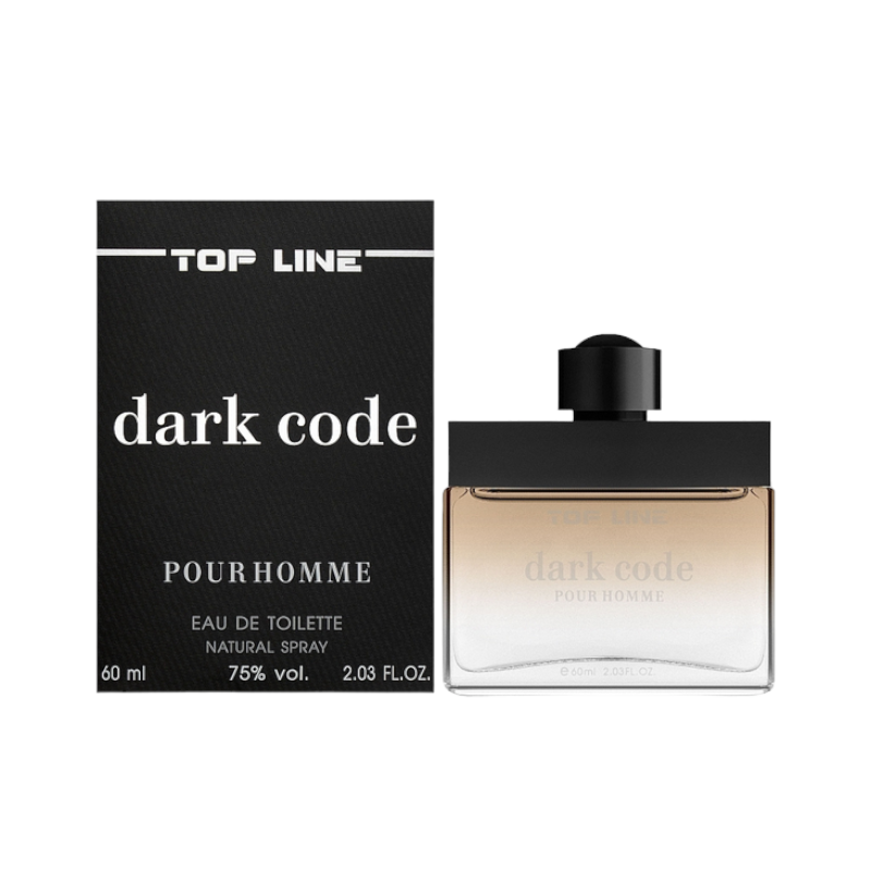 Туалетная вода мужская TOP LINE DARK CODE 60 мл. ЯВА 1277