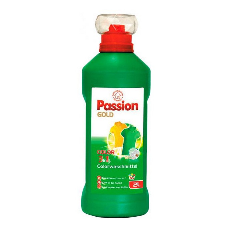 Гель для прання Passion Gold 2 л. 3 в 1 Color 55 прань