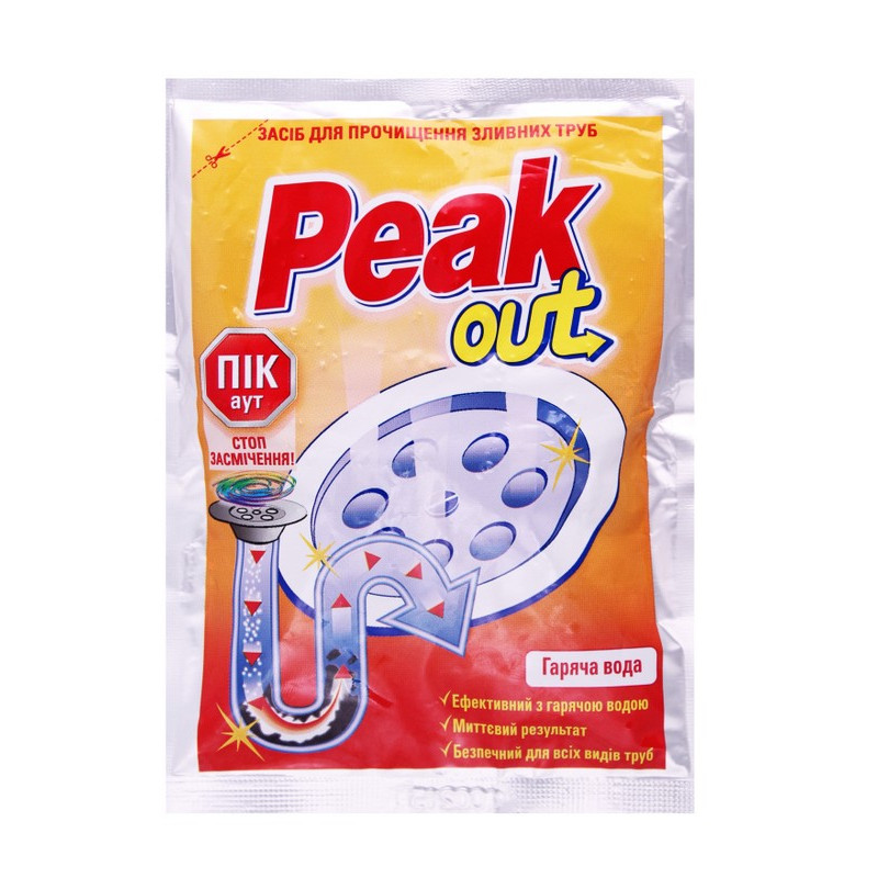 Средство для чистки труб для гарячей воды Prompack Peak Out 80 г.