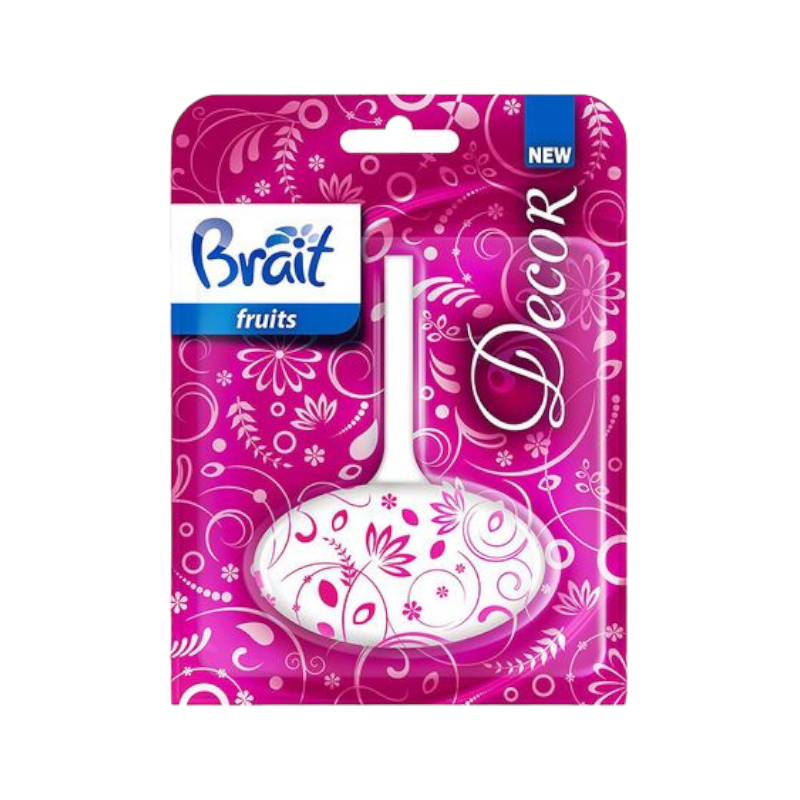 Блок для туалета DECOR FRUITS 1-Faz. BRAIT 40 г.3282