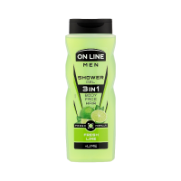 Гель и шампунь для душа On Line Fresh Lime мужской 400 мл. 1254