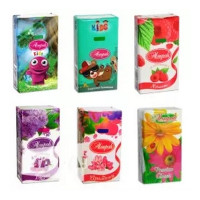 Платочки носовые "Kids" Мишка Алсу-Пак 10 шт. спайка