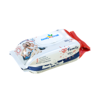 Вологі серветки Family  Handy Fresh   100+20 шт. ФІБРАТЕКС клапан 0168
