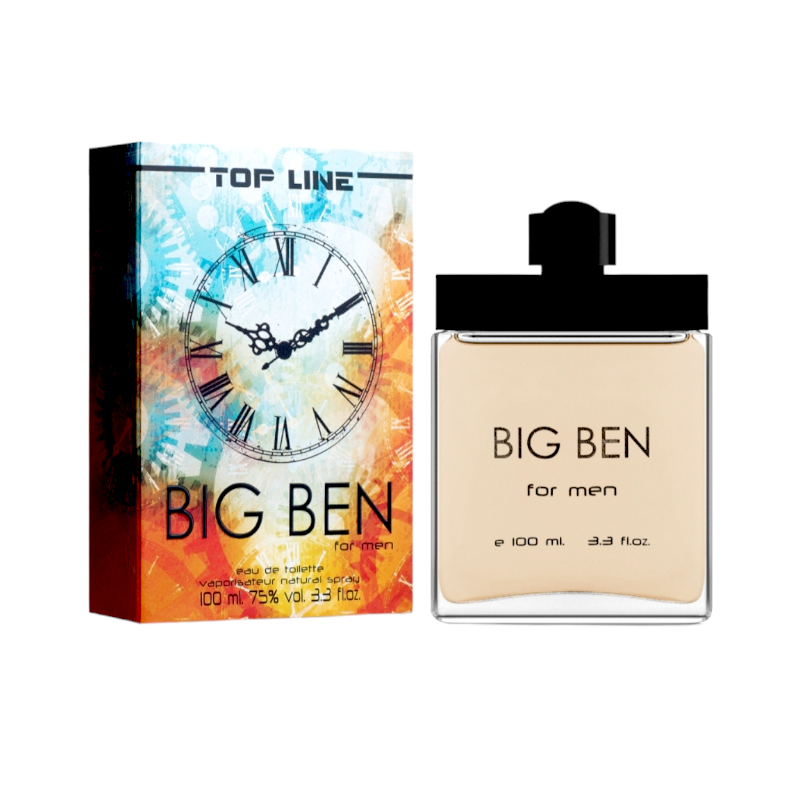 Туалетная вода мужская TOP LINE BIG BEN 100 мл. ЯВА