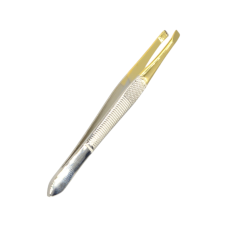 Пинцет Silver Style SP-10 скошенный золото 1017