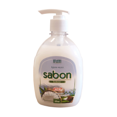 Крем-мыло Кокос 0,37 л. "Sabon" насос