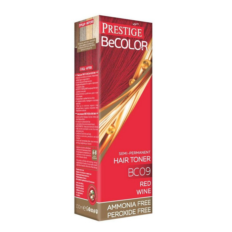 Бальзам тонуючий 09 Винно-червоний Be Color vip’s PRESTIGE