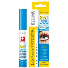 Сироватка для вій 8 в 1 EVELINE LASH THERAPY PROFESSIONAL TOTAL ACTION 10 мл.