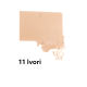 Пудра ЕVELINE Beauty line ivory 011 9 г.