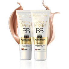 Тональний крем+сироватка 8 в 1 EVELINE SATIN TOUCH BB IVORY №001 30 мл.