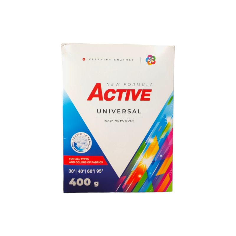 Порошок стиральный автомат 400 г. Универсальный Active