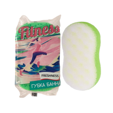 Губка банна ТМ Freshness Fitness (зелена)1249