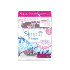 Станки для бритья Gillette Simply Venus з 3 картриджами жtн. 12 шт 0732