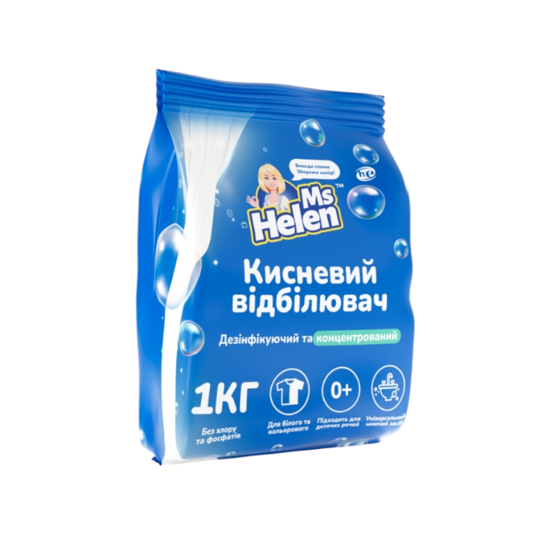 Отбеливатель  кислородный  Ms. Helen дезинфицирующий  концентрат  1,0 кг. 2017