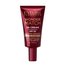 Тональний крем EVELINE BB WONDER MATCH SPF50 02 vanilla 30 мл 1783  