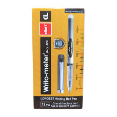 Ручка Writo-meter масляна 0,5 мм чорна 10 км 12  шт. 0172