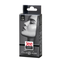 Краска для бровей и ресниц JEE COSMETICS 1.00 Глубокий черный  5  мл 7418