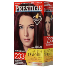 Краска для волос vip’s PRESTIGE 233  Тёмная вишня   Уценка