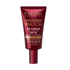 Тональний крем EVELINE BB WONDER MATCH SPF50 04 beige 30 мл  1806  