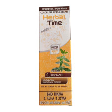 Крем – хна Herbal Time Бесцветная с глиной №0